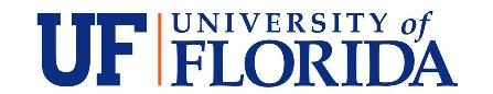 Univ of Florida - master's in business management