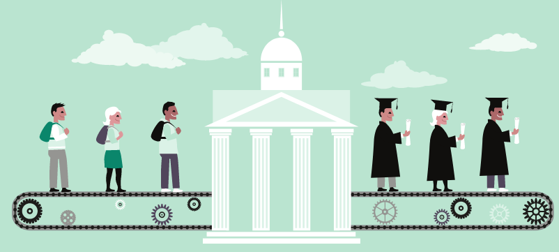 homeschooled to christian college - concept