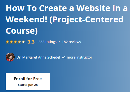 6 - Free Online College Courses for Web Design and Development