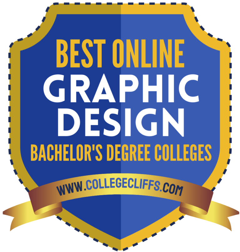 Best Online Bachelors Graphic Design Badge 768x806 