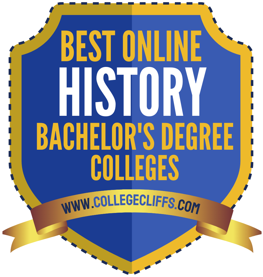 Best Online Bachelor History Degree Colleges - badge