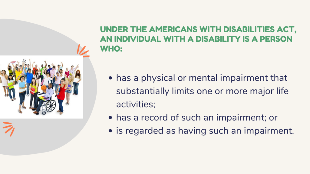 Infographic of Person with Disability