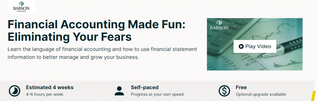 Financial Accounting-Free Continuing Courses for Accountants