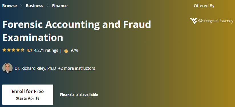 Forensic Accounting and Fraud Examination-Free Continuing Courses for Accountants