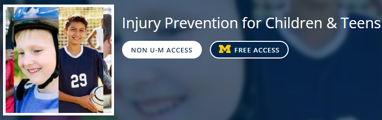 Injury Prevention for Children and Teen