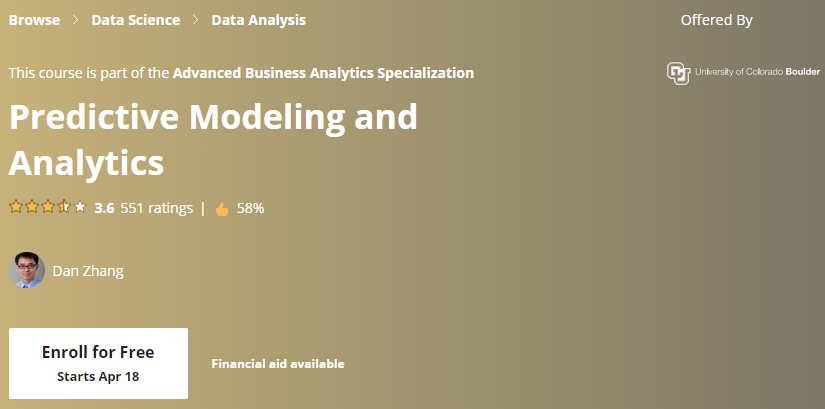 Predictive Modeling and Analytics-Free Continuing Courses for Accountants