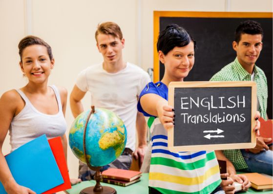 English translation students - tutor or translator in college