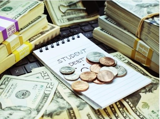 Student Debt Money - College Loan Concept