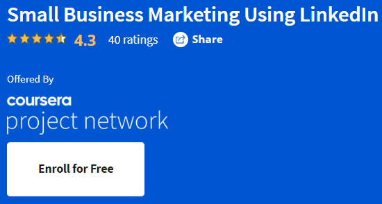 Small Business Marketing Using LinkedIn (Online Course)