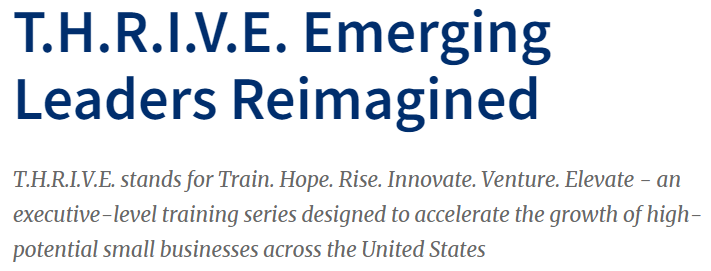 T.H.R.I.V.E. Emerging Leaders Reimagined (In-Person Course)