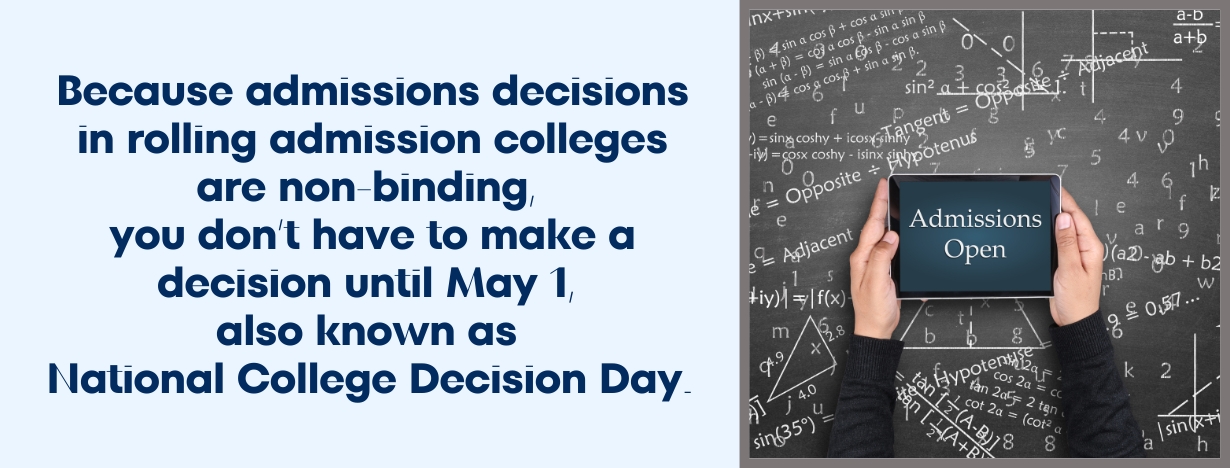 Colleges with Rolling Admissions - fact