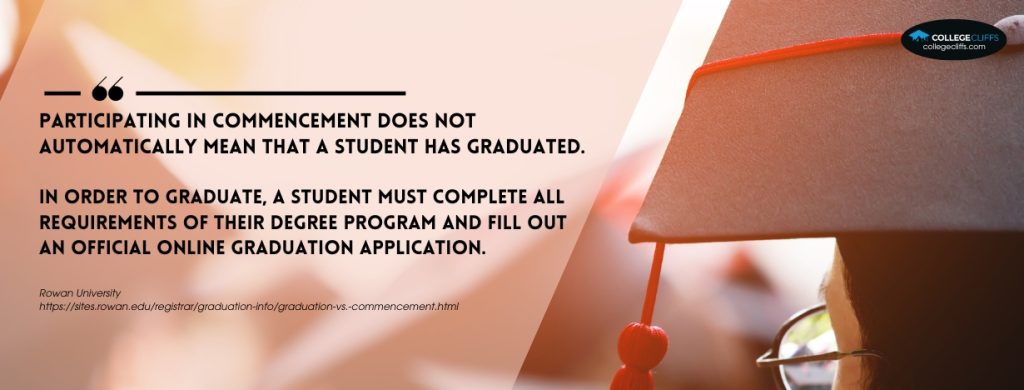 Commencement vs. Graduation - fact