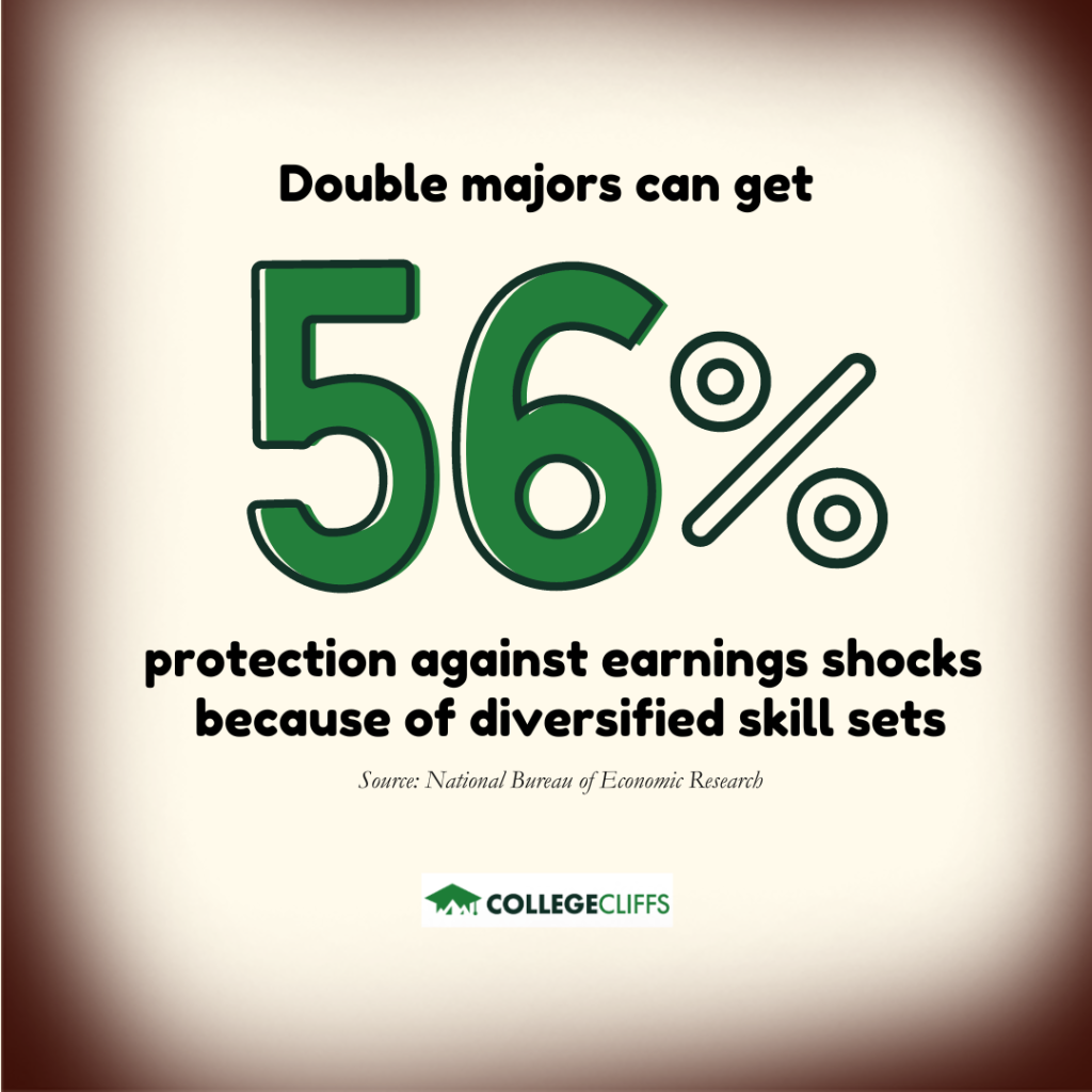 Best College Degrees That Work Well Together - Protection Against Earnings Shocks