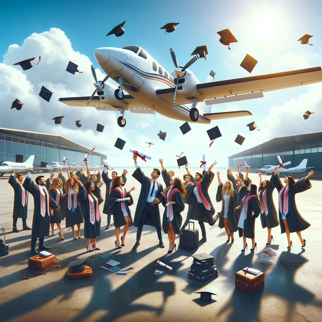 Aircraft Graduation 16 Best Flight Training Schools: Get Your Career Off the Ground ...