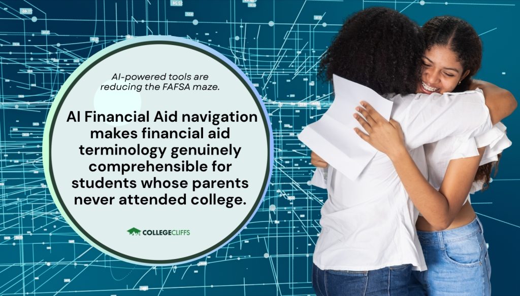 AI financial aid tools for first gen students