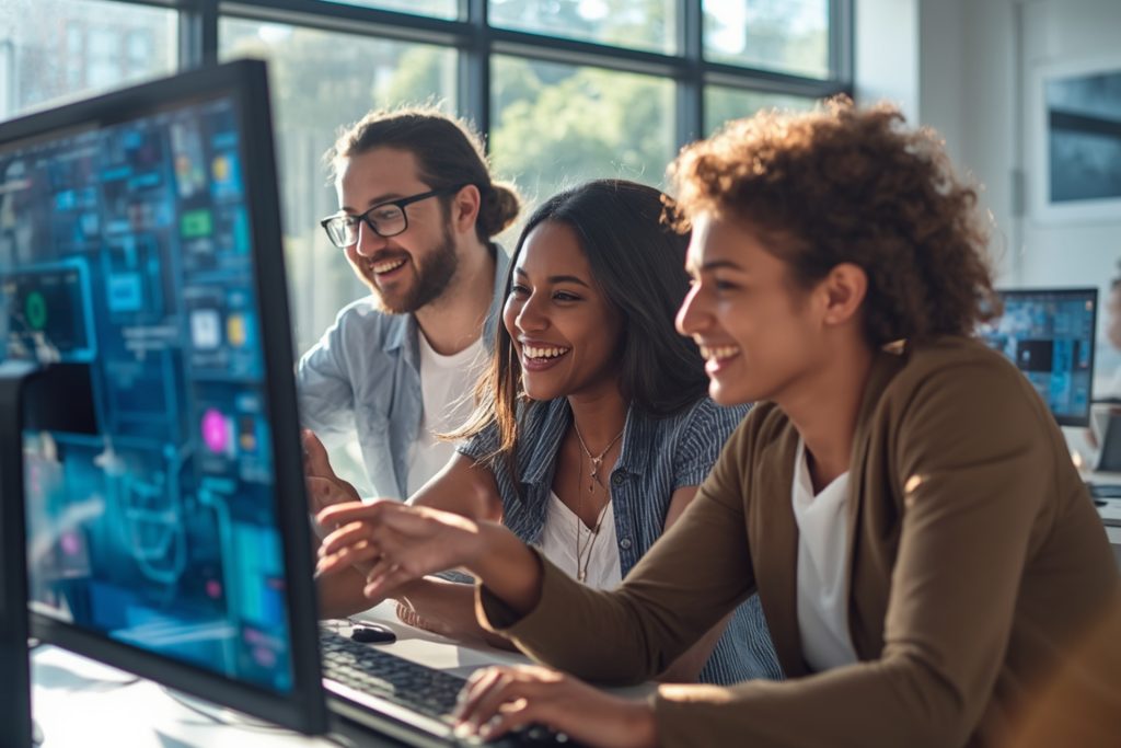 minority students in college using AI tools