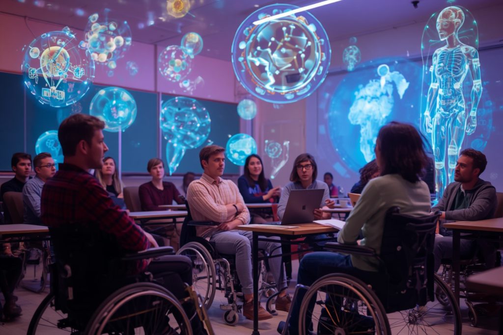 college students with disability utilizing AI in school